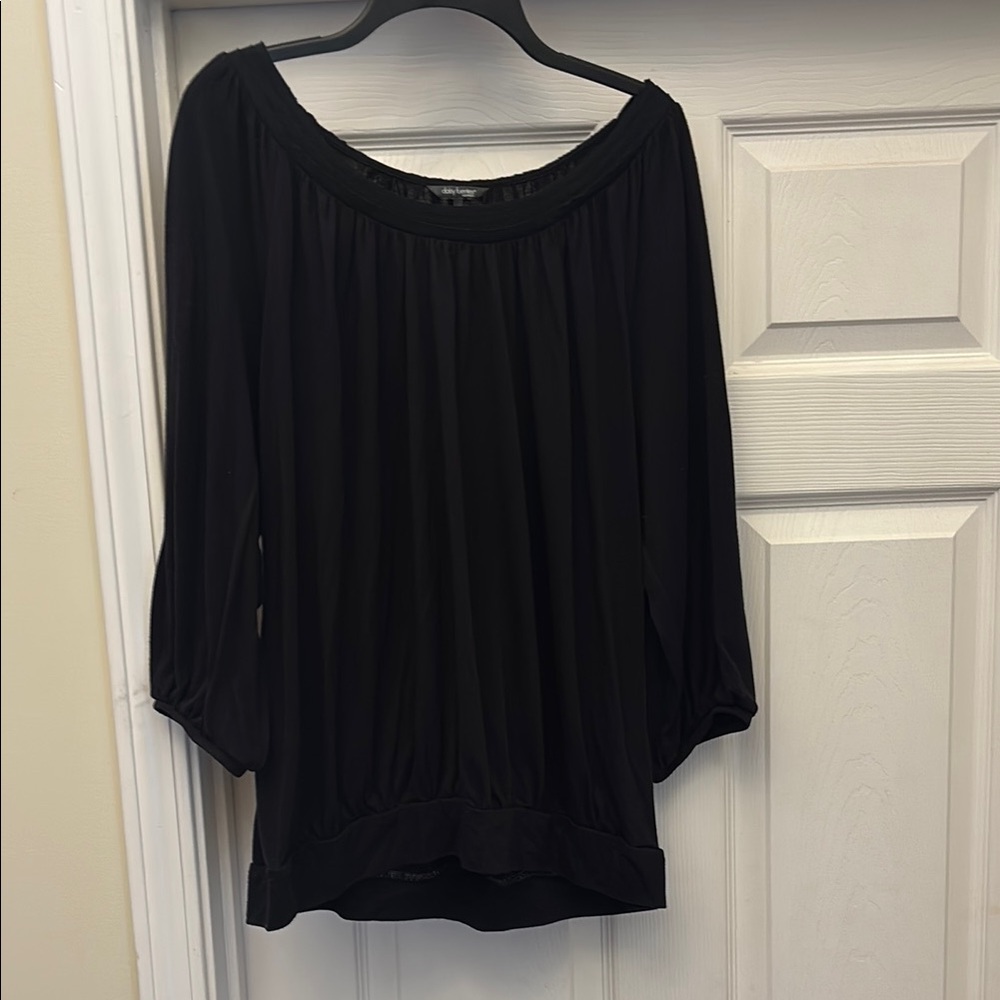 Daisy Fuentes Black Blouse